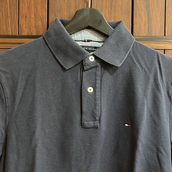 Tommy Hilfiger Navy Polo M - Picture 1 of 3